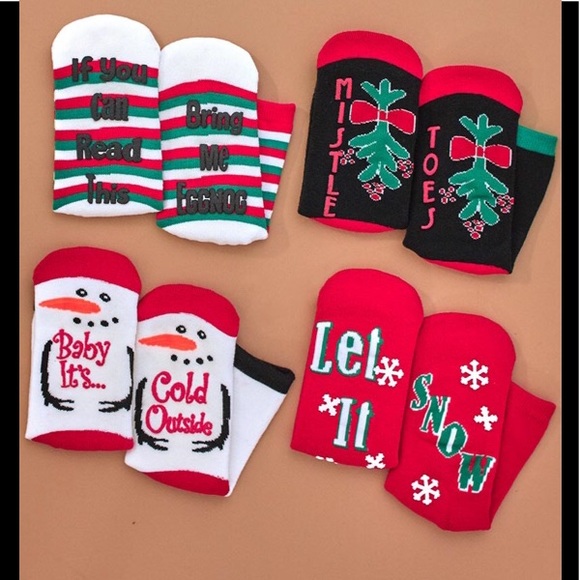 Accessories - Set of 2: Christmas Novelty Gripper Slipper Socks